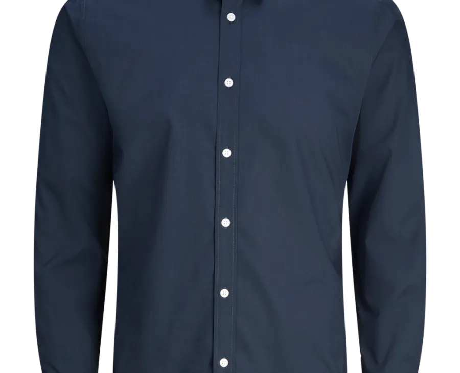 Camisa azul oscuro