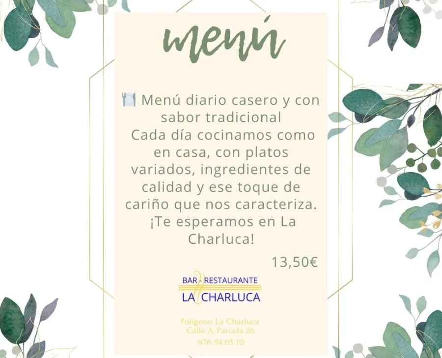 Menú del día